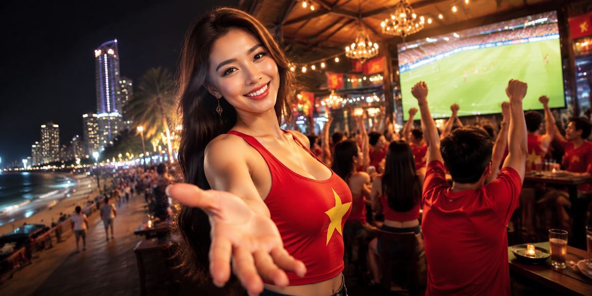 Người chơi xsmp tham gia slot game tại lễ hội biển Nha Trang trên điện thoại
